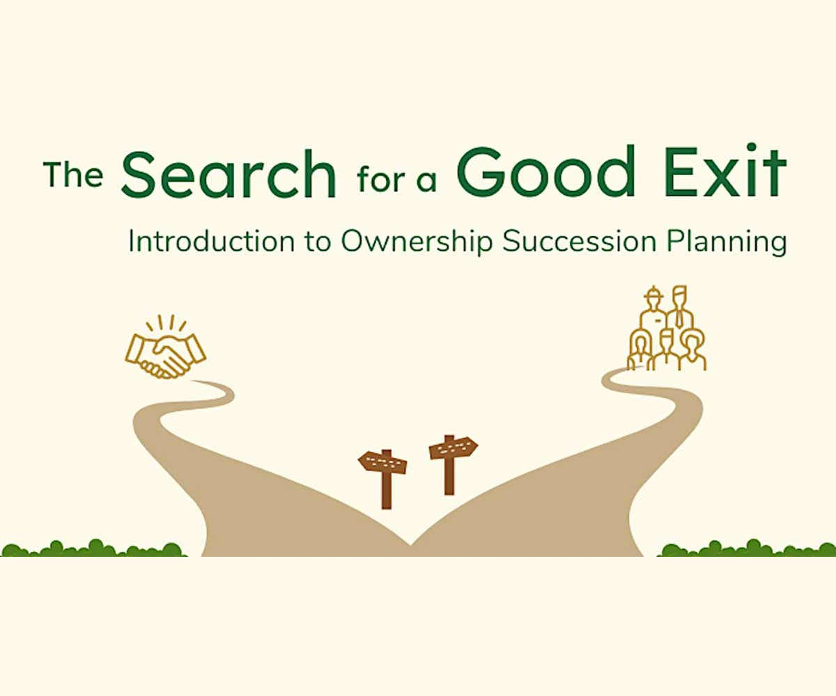 thumbnails In-Person Registration for: The Search for a Good Exit: Introduction to Ownership Succession Planning